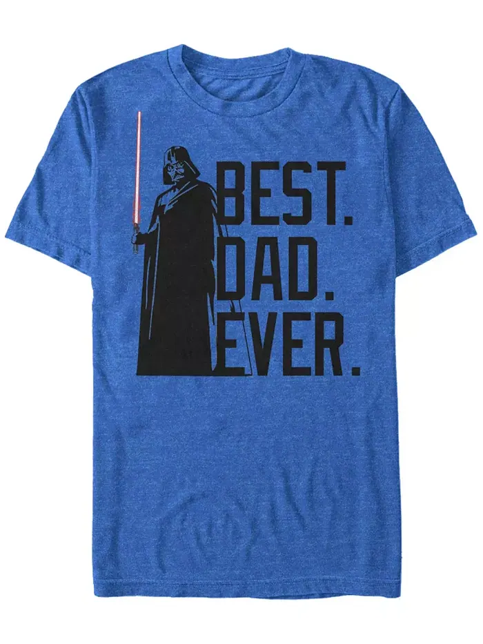 Мужская футболка с коротким рукавом Star Wars Darth Vader Best Dad Ever в тональном стиле Fifth Sun — изображение 1 из 1