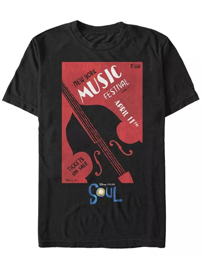 Мужская футболка с коротким рукавом Soul NY Music Festival Fifth Sun — изображение 1 из 1, черный
