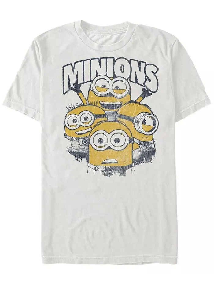 Футболка с коротким рукавом для мужской группы Minions Fifth Sun — изображение 1 из 1, прозрачный