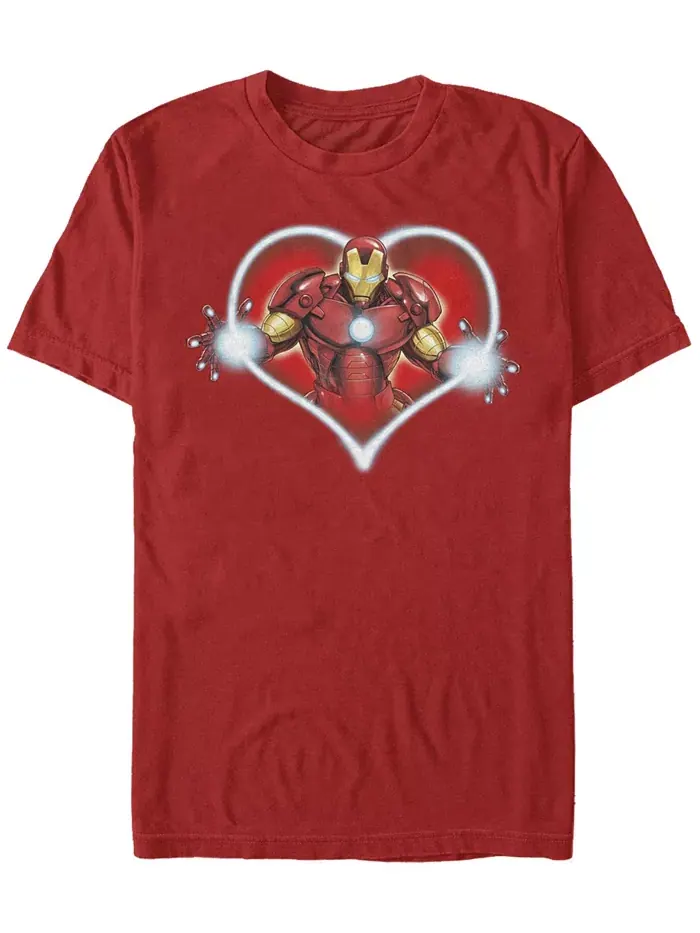 Мужская футболка с коротким рукавом Iron Heart Blast Fifth Sun — изображение 1 из 1, красный