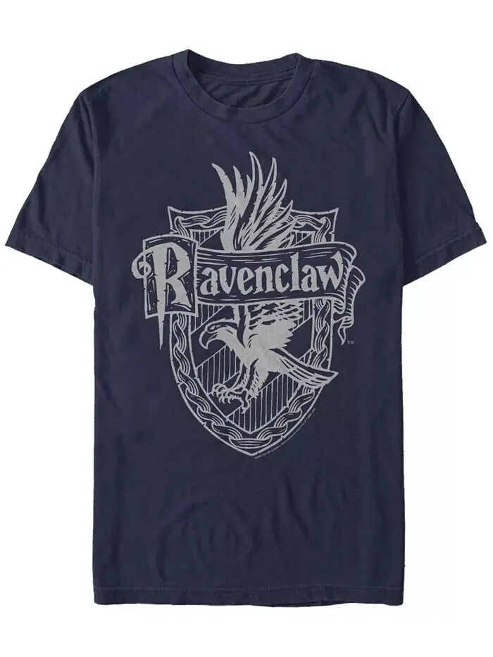 Мужская футболка с короткими рукавами и логотипом Ravenclaw Crest Fifth Sun — изображение 1 из 1, темно-синий