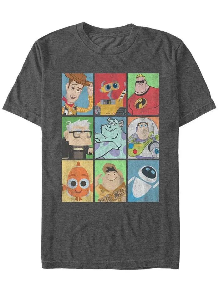 Мужская футболка с коротким рукавом Disney Pixar Epic Boxed Line Up, футболка с коротким рукавом — изображение 1 из 1