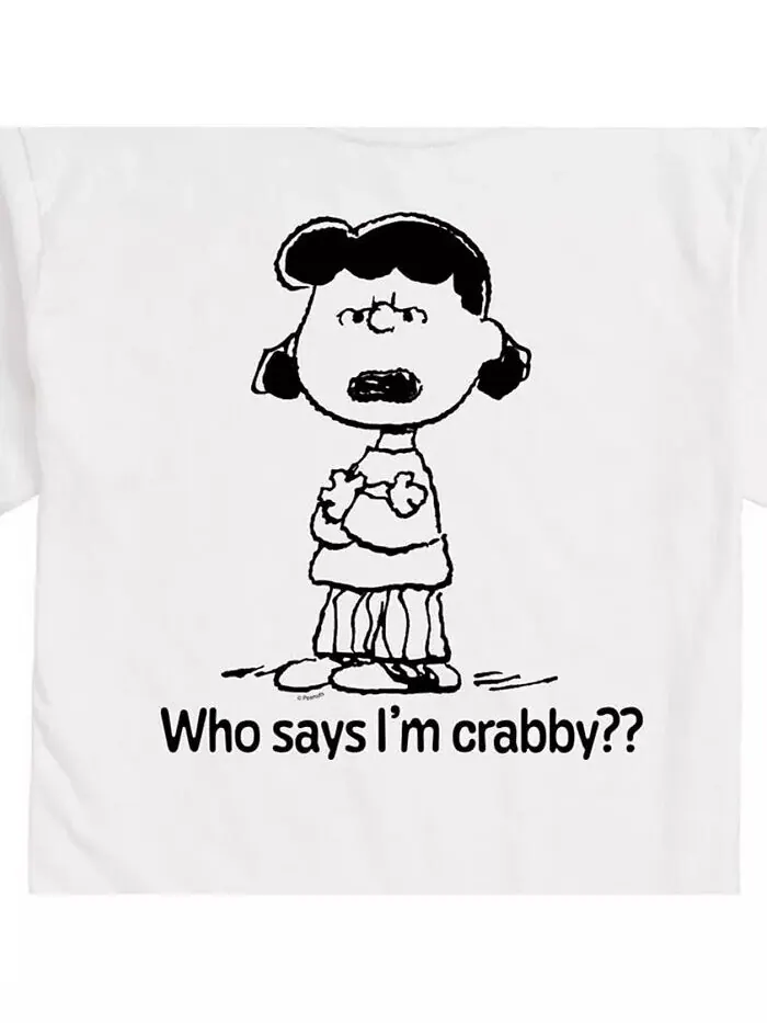 Мужская футболка с коротким рукавом Hybrid Apparel Peanuts Crabby AIRWAVES — изображение 5 из 5, бежевый