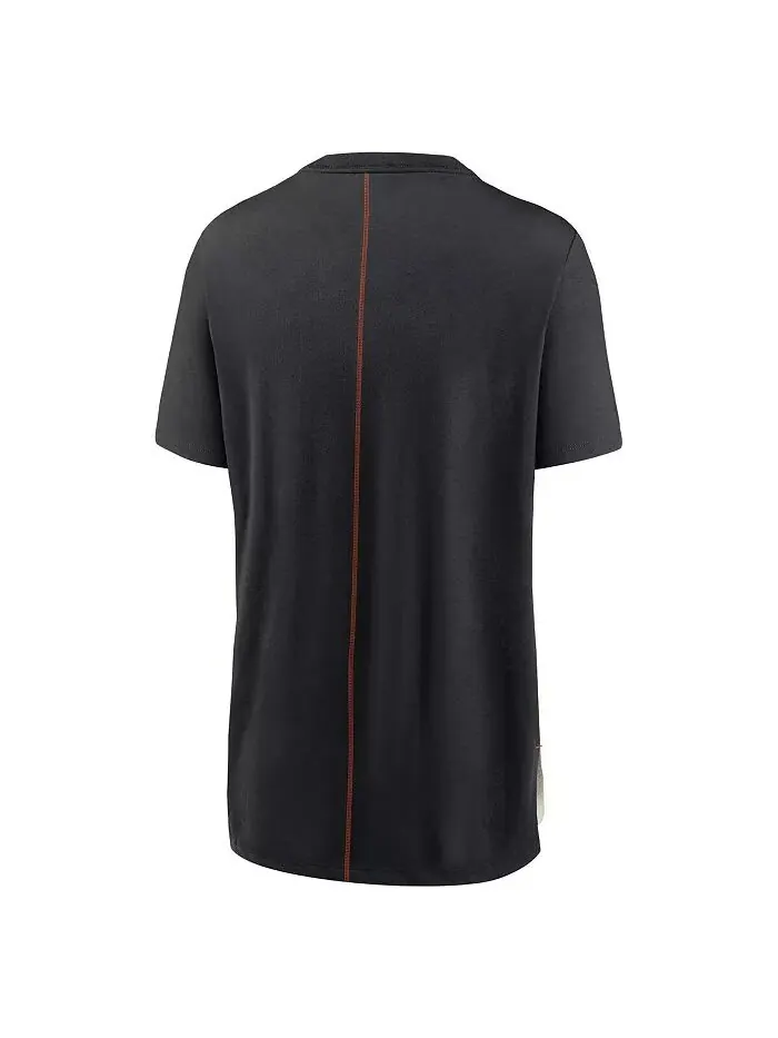 Женская кремовая/черная футболка с надписью Cincinnati Bengals Tri-Blend Nike — изображение 2 из 3