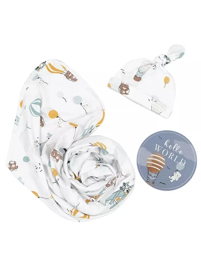 Подарочный набор Hello World для маленьких мальчиков, 3 предмета Living Textiles — мульти