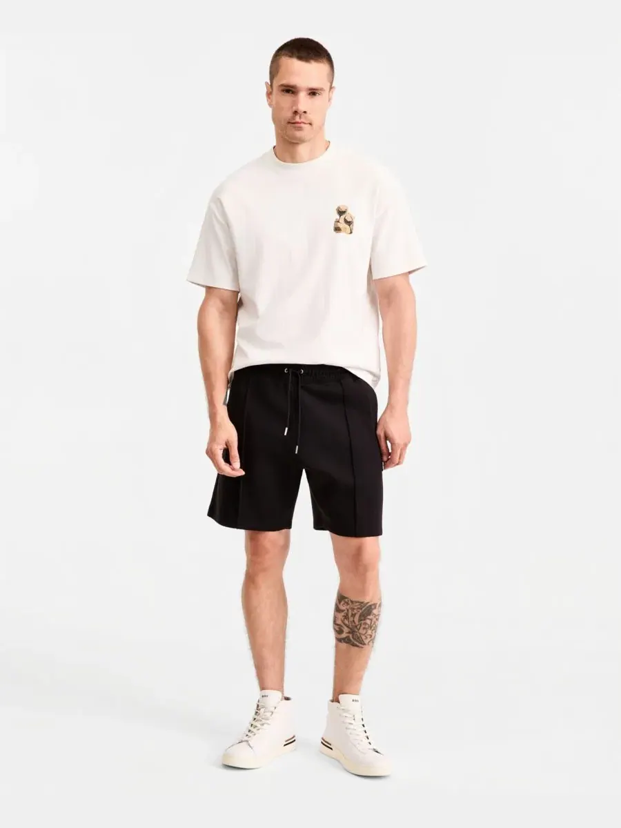Футболка с графическим принтом Detzi Graphic Crewneck HUGO by Hugo Boss — изображение 3 из 4, белый