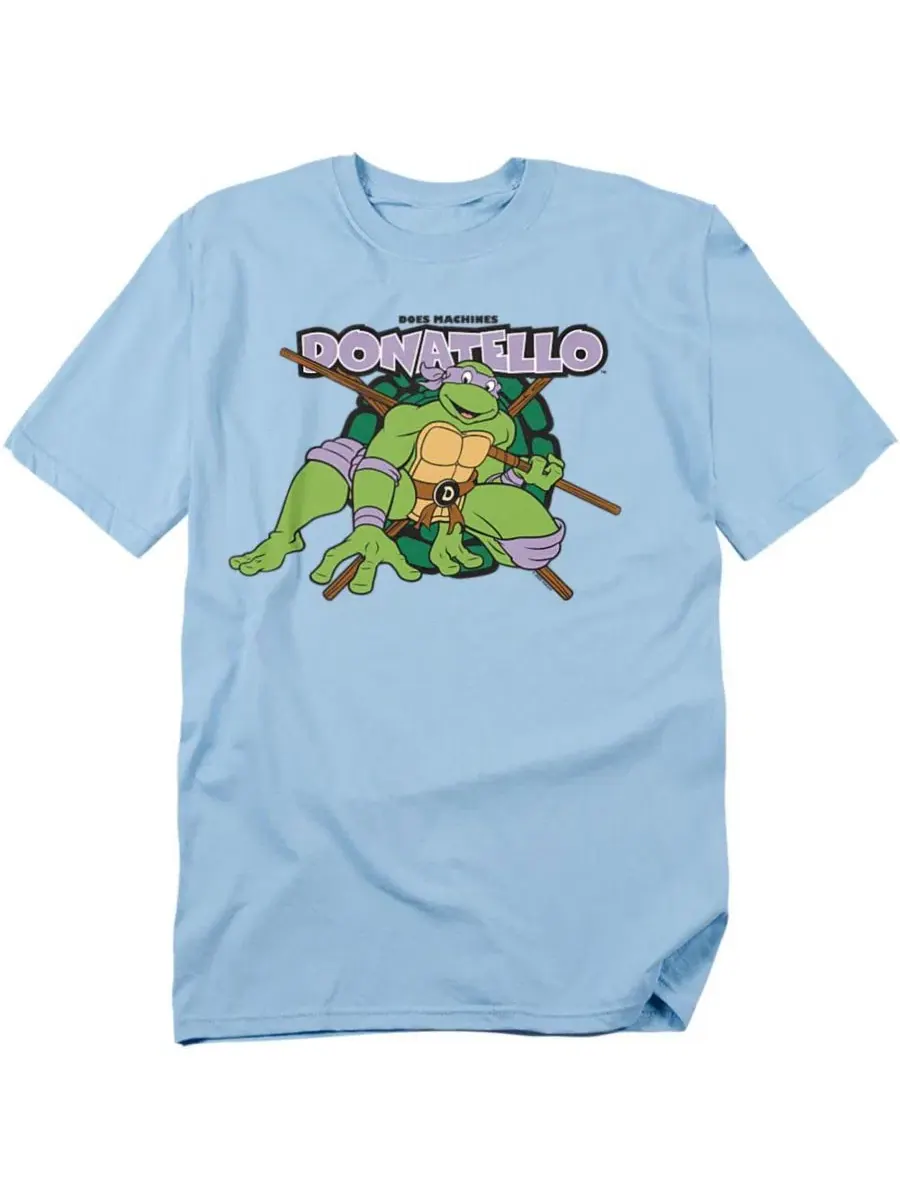 Футболка с длинным рукавом Donatello Does Machines Teenage Mutant Ninja Turtles — изображение 1 из 3, светлый синий