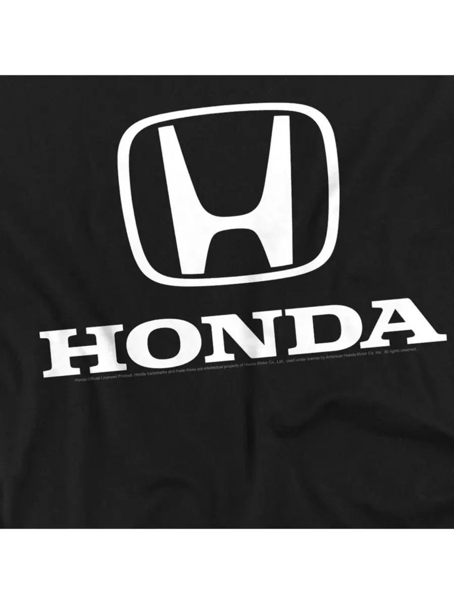 Футболка с логотипом Honda — изображение 3 из 3, черный