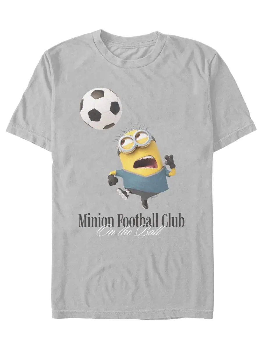 Футболка мужская с принтом Minions One In A Minion Fifth Sun — изображение 1 из 3, серый