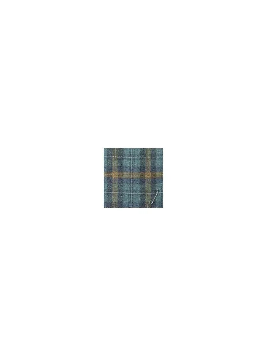 Шерстяная юбка-килт A-силуэта The British Celt Kilt Plaid Celtic & Co., Teal Ochre Tartan — изображение 3 из 5
