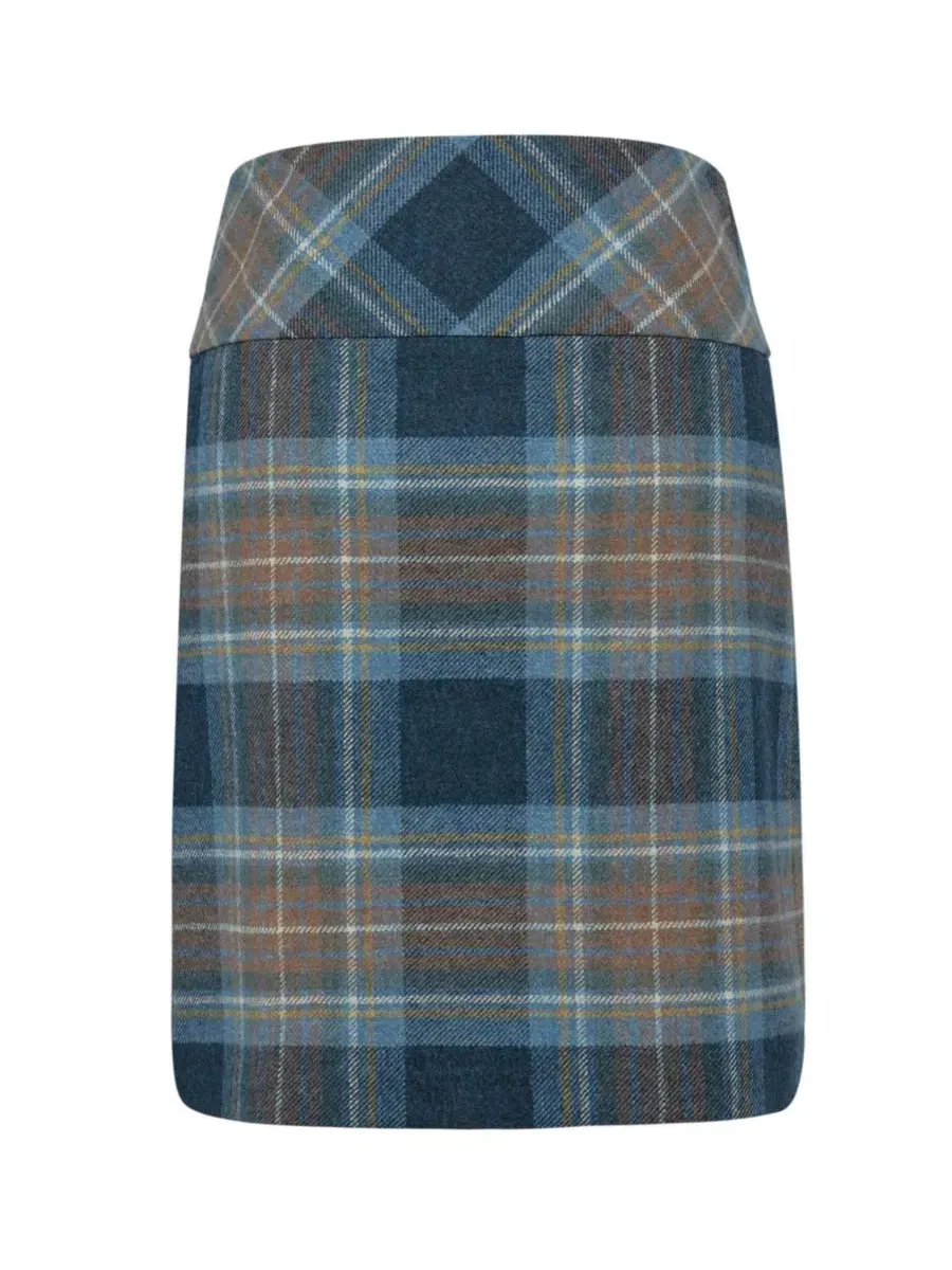 Юбка-килт из шерсти A-силуэта The British Celt Kilt Plaid Celtic & Co. — изображение 2 из 4, синий