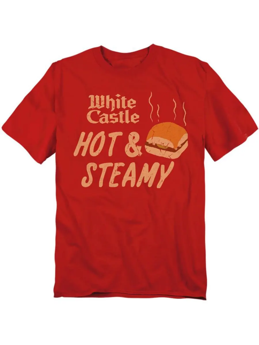 Мужская футболка White Castle Hot & Steamy Logovision — изображение 1 из 3, красный