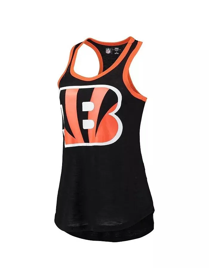 Черная женская майка Cincinnati Bengals Tater Burnout G-Iii 4Her By Carl Banks — изображение 2 из 3, черный