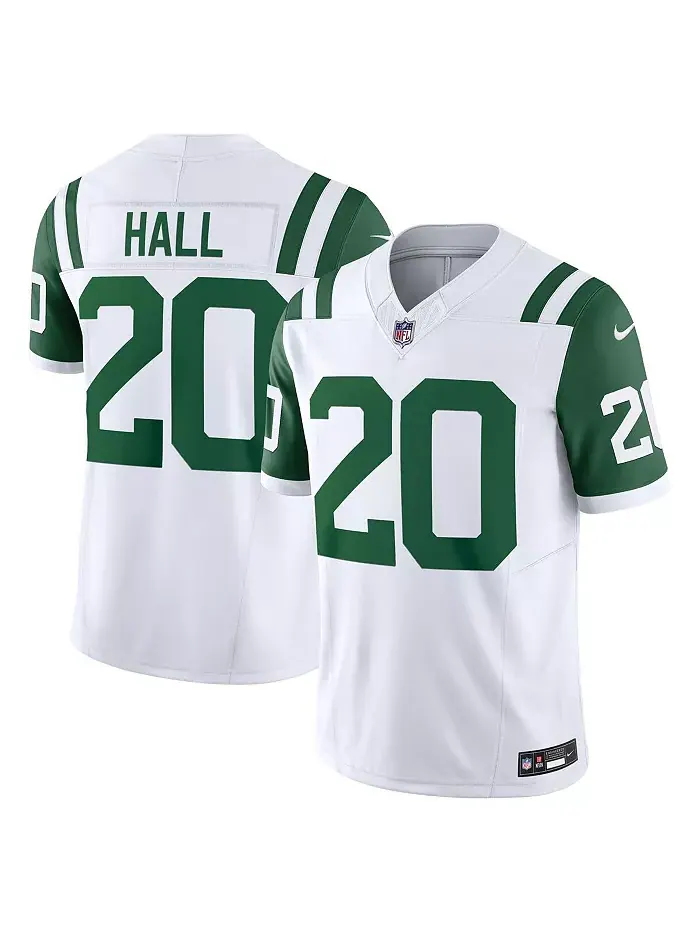 Мужская классическая альтернативная джерси Breece Hall New York Jets Vapor F.U.S.E. Limited Nike — изображение 1 из 3, белый