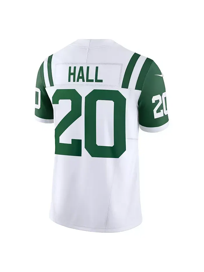 Мужская классическая альтернативная джерси Breece Hall New York Jets Vapor F.U.S.E. Limited Nike — изображение 3 из 3, белый