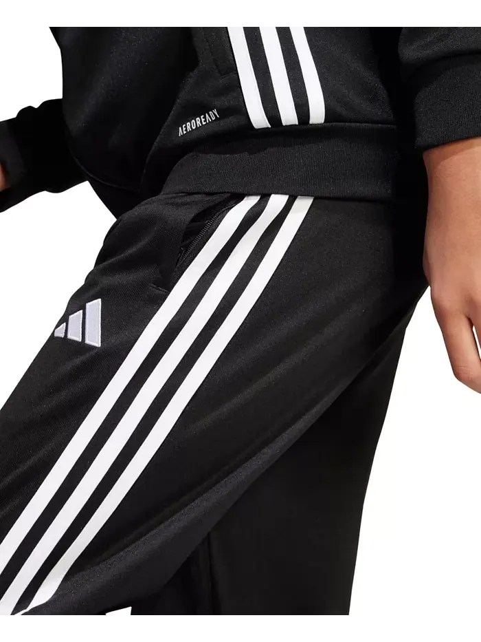 Брюки для тренировок Tiro 25 Essentials для мальчиков старшего возраста adidas — изображение 3 из 4, черный белый