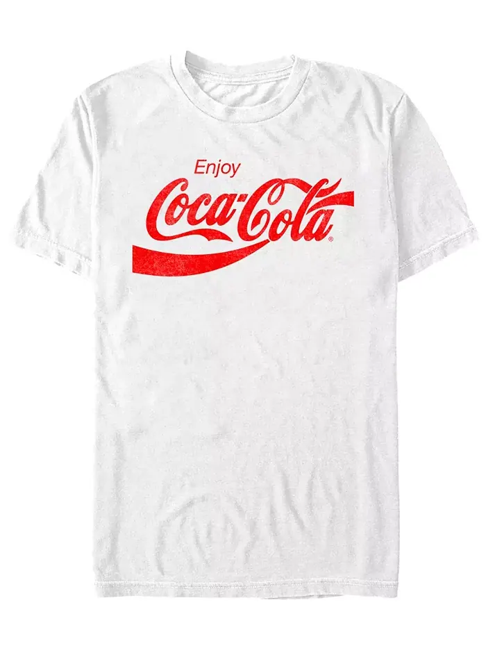 Мужская футболка с коротким рукавом Eighties Coke Coca-Cola — изображение 1 из 3, белый