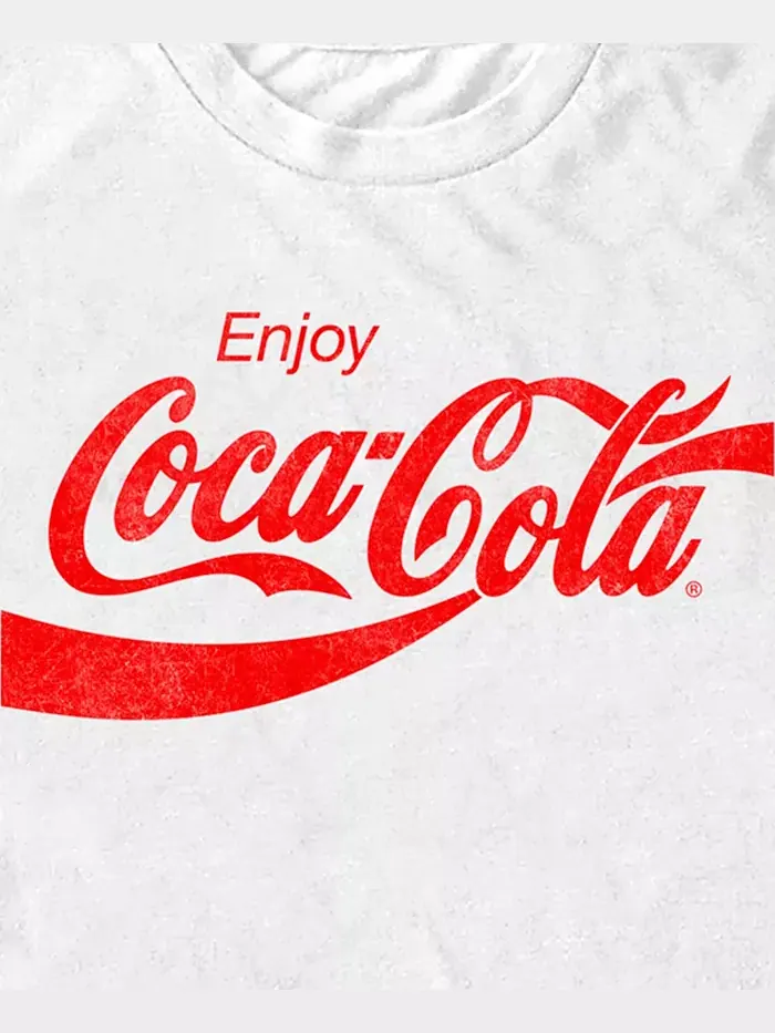 Мужская футболка с коротким рукавом Eighties Coke Coca-Cola — изображение 3 из 3, белый