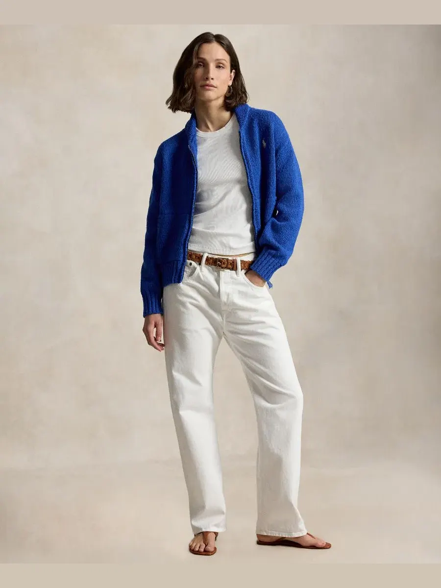 Кардиган женский с длинным рукавом Polo Ralph Lauren — изображение 2 из 7, мульти