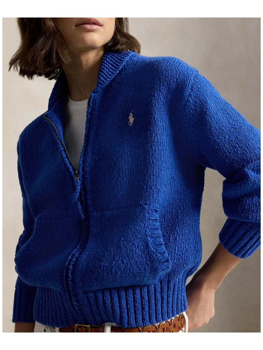 Кардиган женский с длинным рукавом Polo Ralph Lauren — изображение 3 из 7, мульти