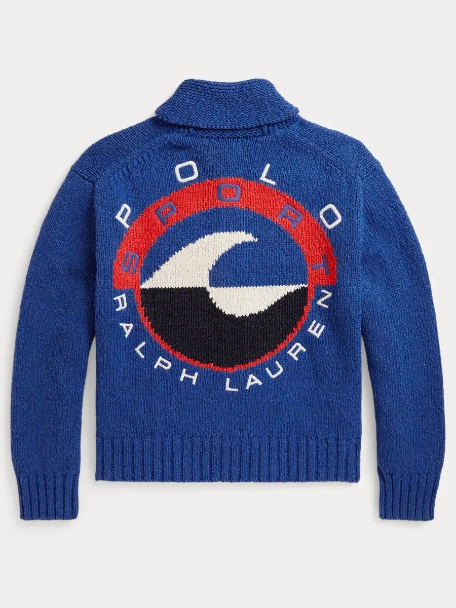 Кардиган женский с длинным рукавом Polo Ralph Lauren — изображение 6 из 7, мульти