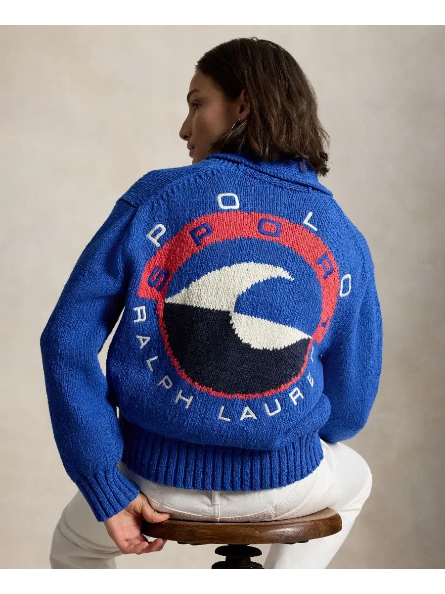 Кардиган женский с длинным рукавом Polo Ralph Lauren — изображение 7 из 7, мульти