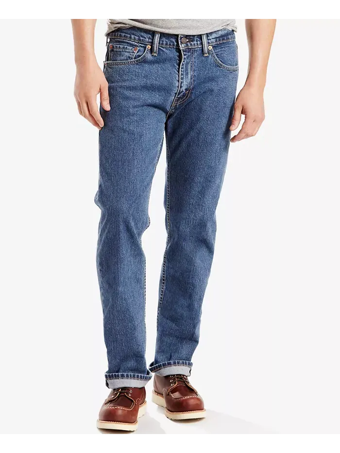 Мужские джинсы 505 Regular Fit Stretch Levi's — изображение 1 из 9, каменный