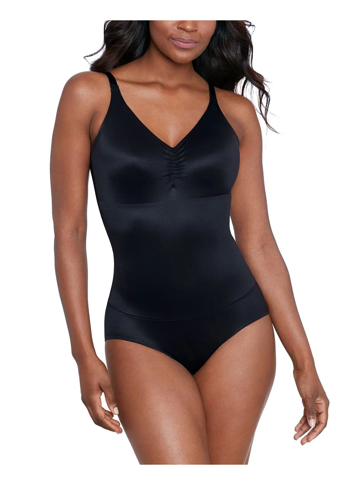 Женское корректирующее белье Firm Comfy Curves Wireless Bodybriefer 2510 Miraclesuit — изображение 1 из 3, черный