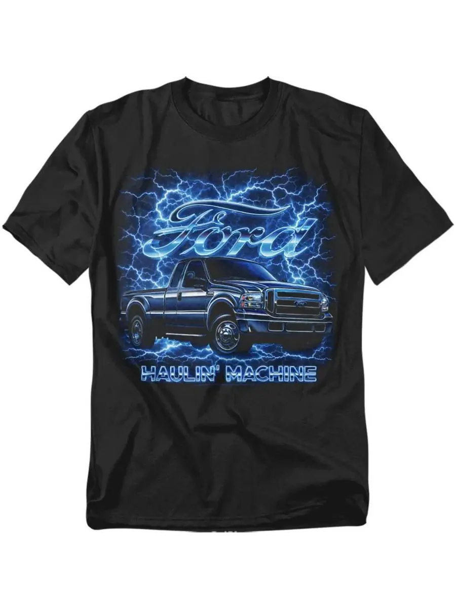 Футболка с принтом Ford F150 Thunder Band Mustang — изображение 1 из 3, черный