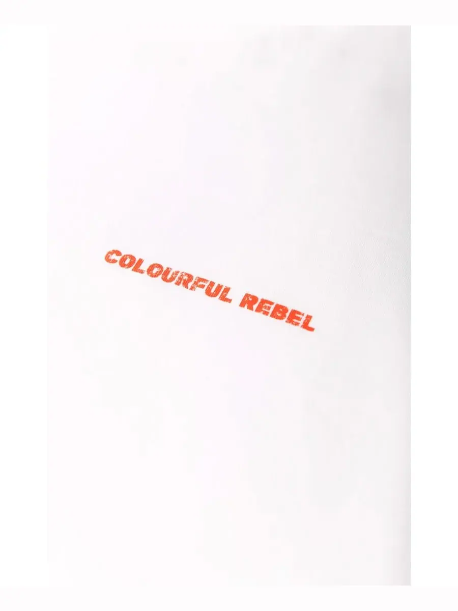 Женская футболка CR Flower Boxy Tee Colourful Rebel — изображение 4 из 4, белый