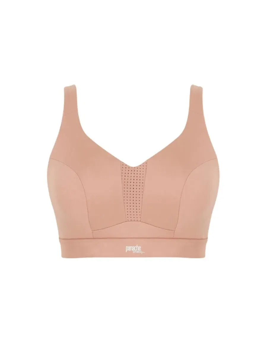 Женский спортивный бюстгальтер Endurance на косточках без подкладки Panache Lingerie — изображение 4 из 5, розовый