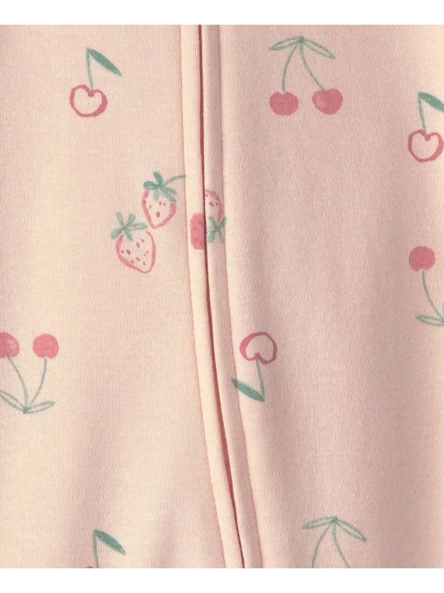 Детский комбинезон Baby Girl's Strawberry с двусторонней молнией Carter'S — изображение 3 из 5, розовый