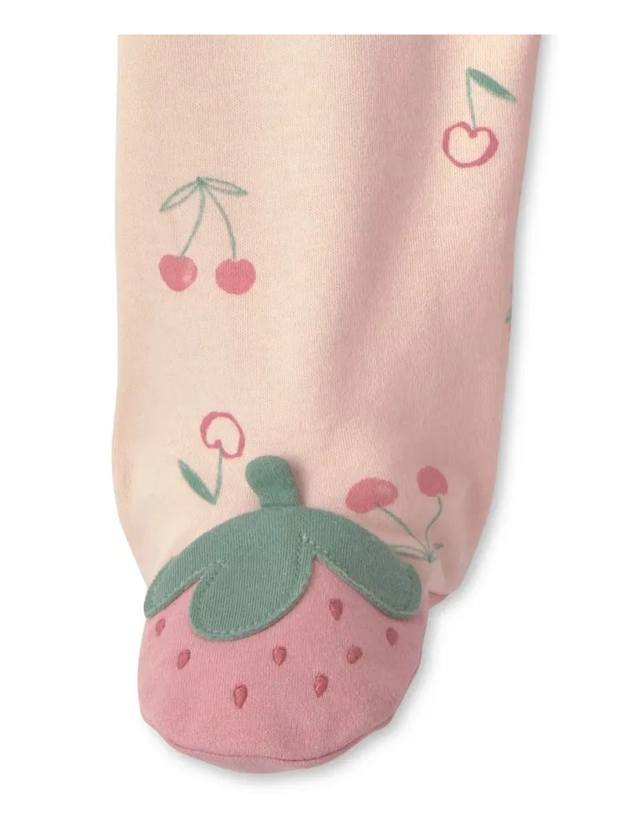 Детский комбинезон Baby Girl's Strawberry с двусторонней молнией Carter'S — изображение 4 из 5, розовый