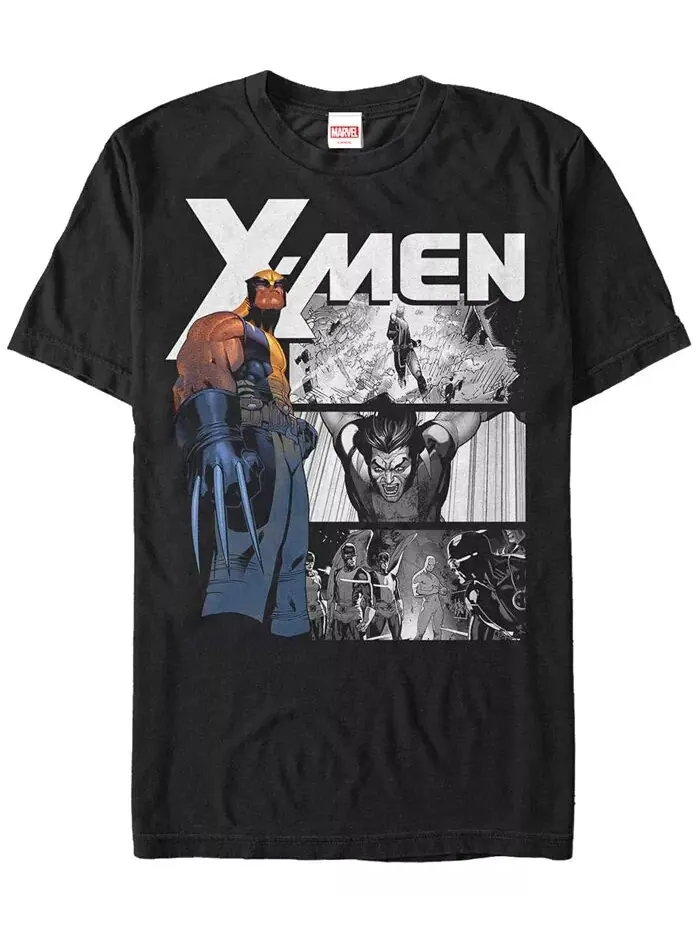 Футболка с коротким рукавом из коллекции комиксов Marvel для мужчин X-Men The Wolverine Fifth Sun — изображение 1 из 1