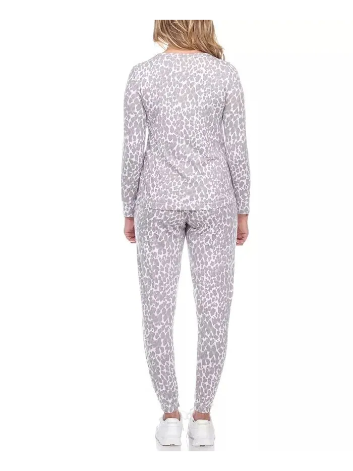 Женский комплект одежды Leopard Lounge — изображение 5 из 5, серый
