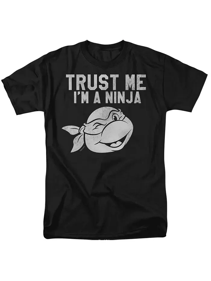 Мужская футболка Trust Me I'm A Ninja Teenage Mutant Ninja Turtles — изображение 1 из 3, черный