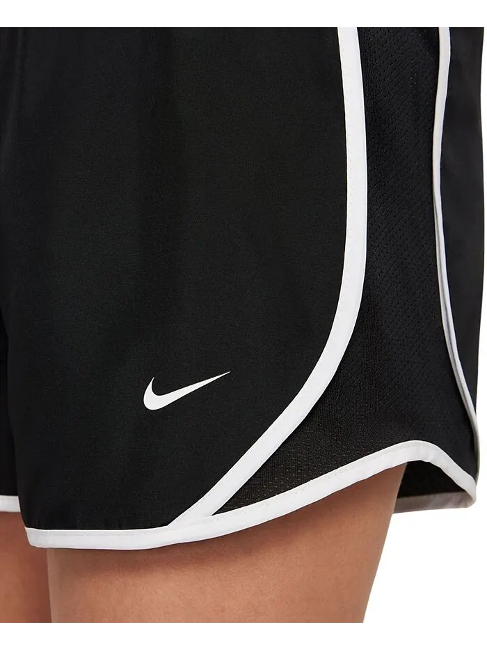 Шорты для бега Big Girls Dri-Fit Tempo Nike — изображение 2 из 4, черный/белый