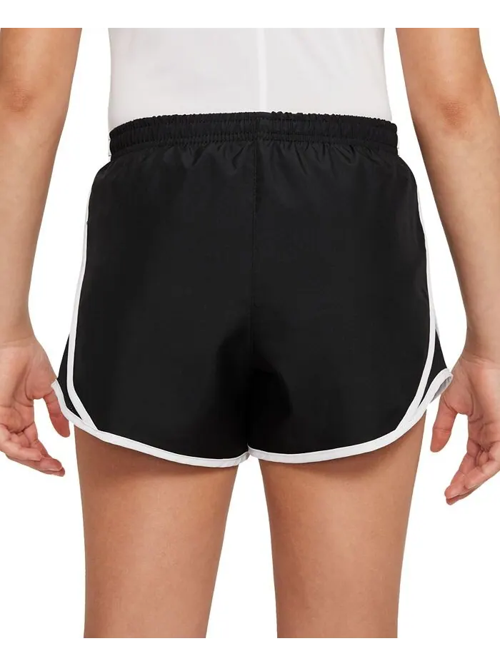 Шорты для бега Big Girls Dri-Fit Tempo Nike — изображение 4 из 4, черный/белый