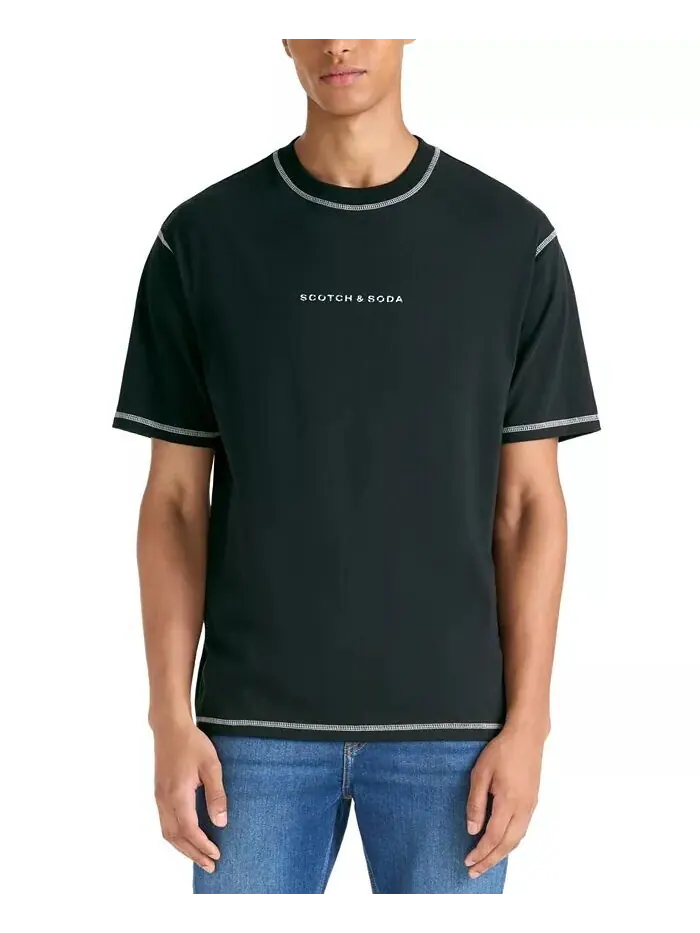 Мужская футболка свободного кроя Core с логотипом SCOTCH & SODA