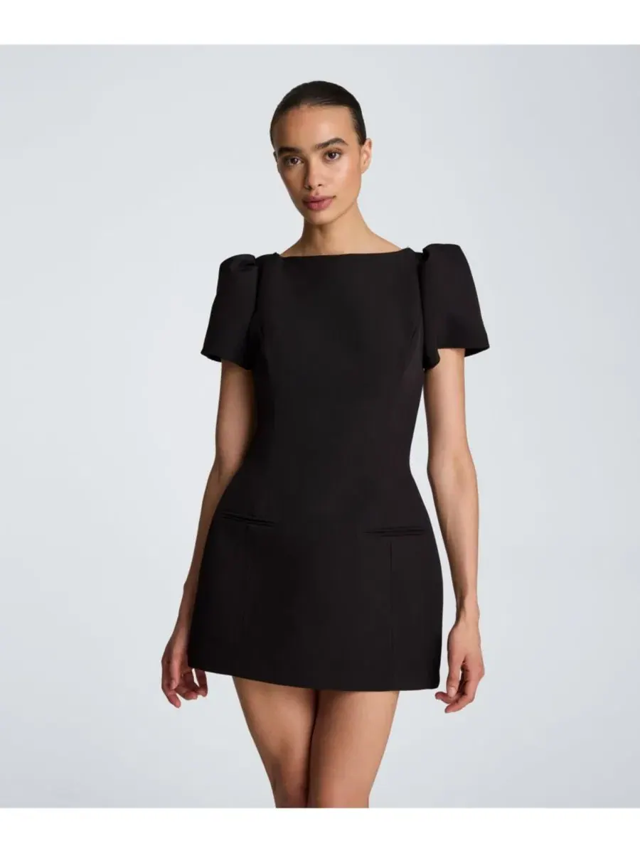 Платье-футляр с рукавом-фонарик Kenneth Cole — изображение 2 из 5, черный