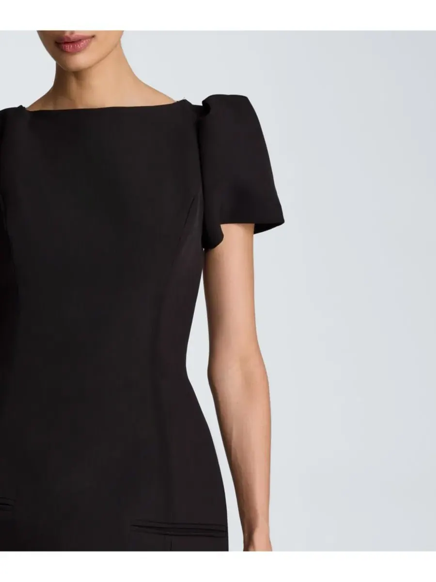 Платье-футляр с рукавом-фонарик Kenneth Cole — изображение 4 из 5, черный