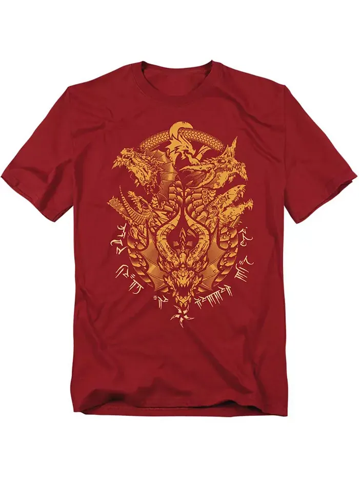 Футболка Big & Tall Dungeons And Dragons Tryanny Of Dragons D&D — красный