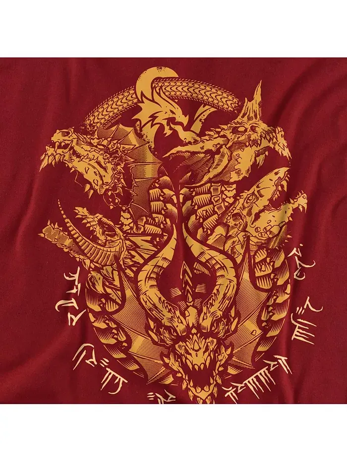 Футболка Big & Tall Dungeons And Dragons Tryanny Of Dragons D&D — изображение 3 из 3, красный