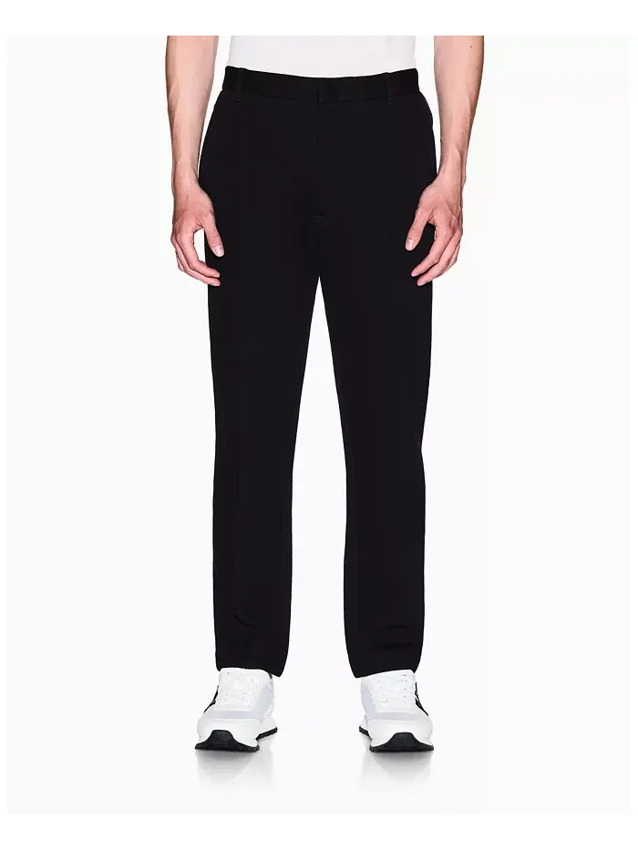 Мужские уютные пике-штаны Lab A|X Armani Exchange — изображение 1 из 5, черный