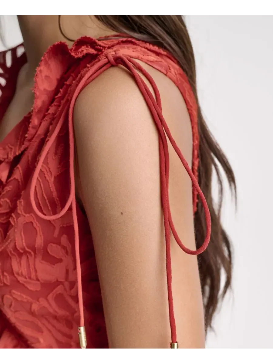 Топ с глубоким V-образным вырезом без рукавов BCBG, Mesa — изображение 6 из 7