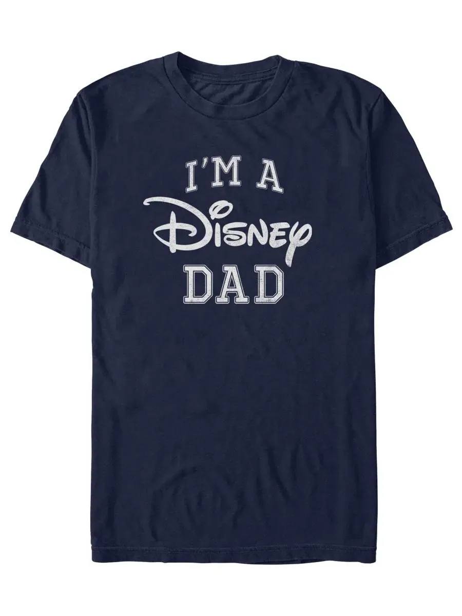 Футболка с принтом Disney Dad Fifth Sun — изображение 1 из 3, темно-синий