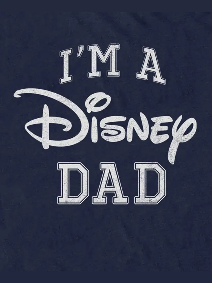 Футболка с принтом Disney Dad Fifth Sun — изображение 3 из 3, темно-синий