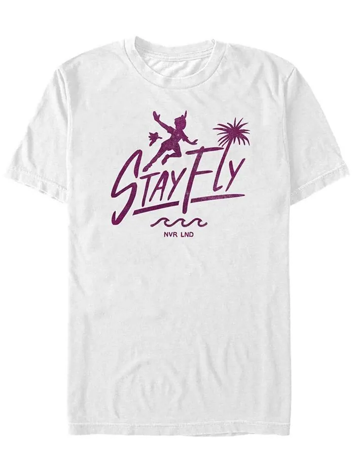 Мужская футболка с короткими рукавами и круглым вырезом Stay Fly Fifth Sun — изображение 1 из 1, белый