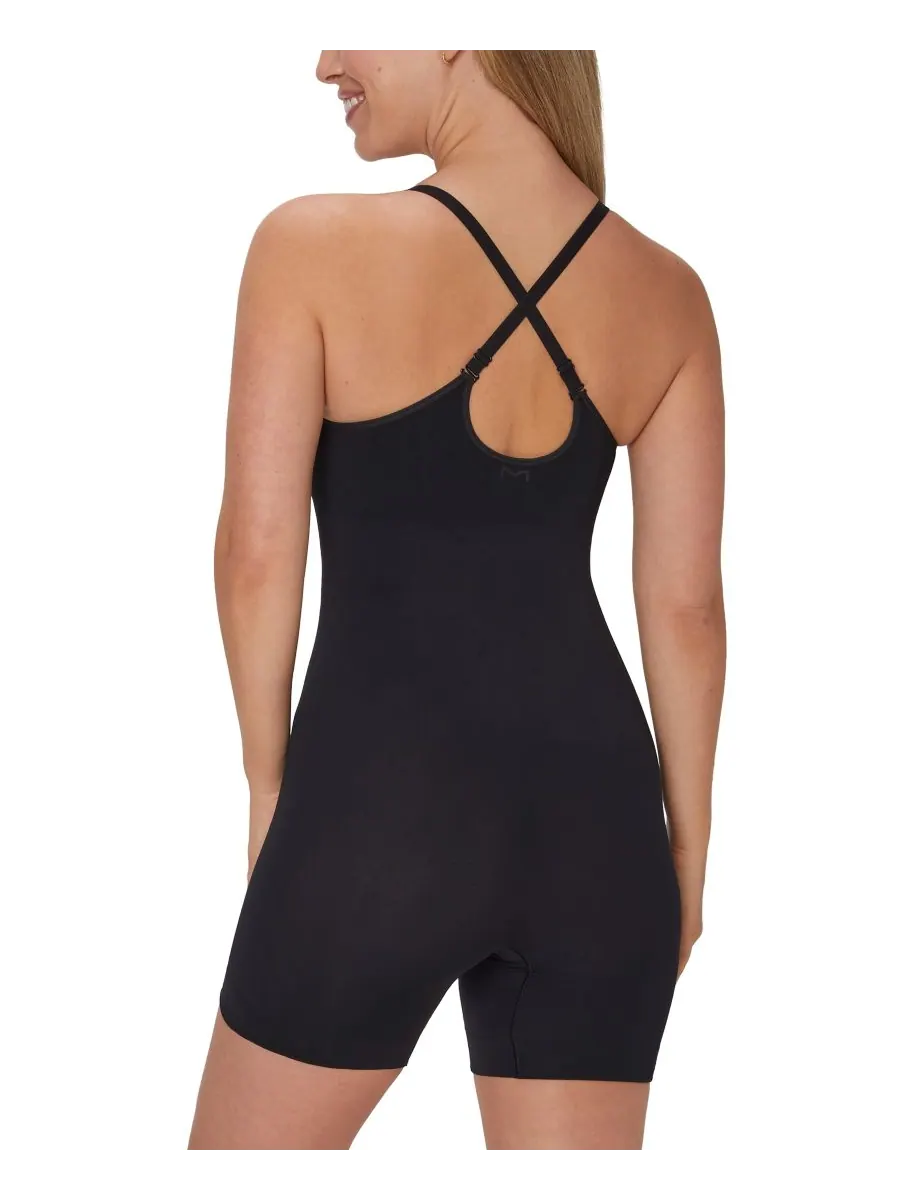 Женский бесшовный корректирующий боди средней длины DMS834 Maidenform — изображение 6 из 8, черный