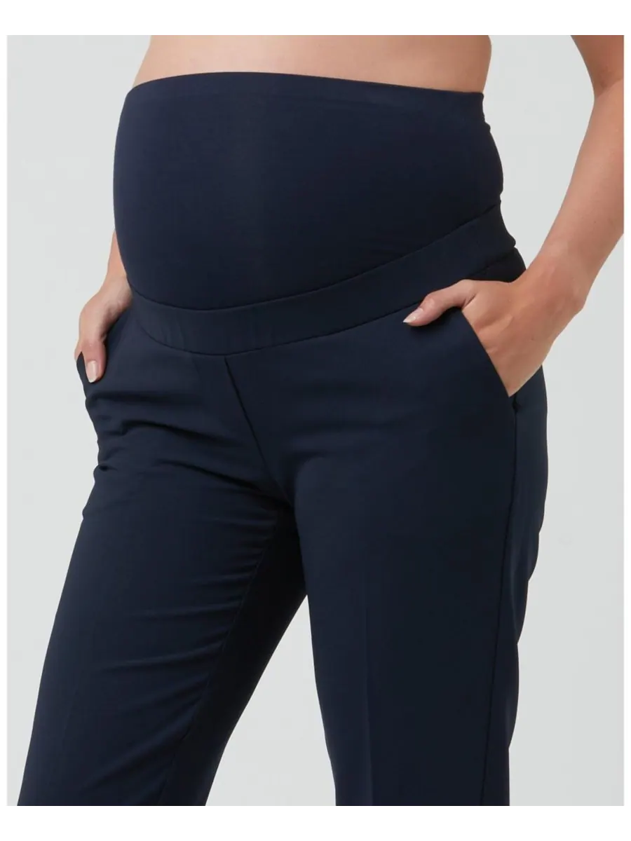 Укороченные брюки для беременных Ripe Alexa Classic Ripe Maternity — изображение 6 из 7, темно-синий